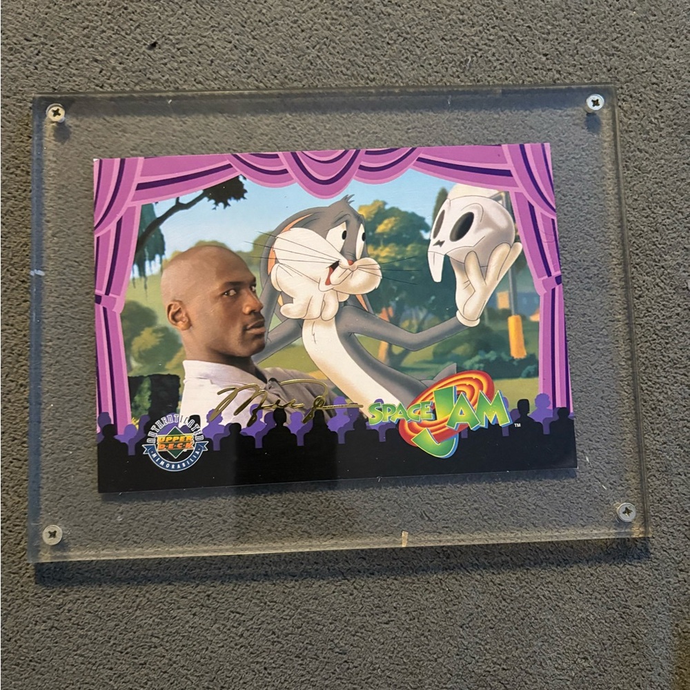 Space Jam Framed Art with Bugs Bunny